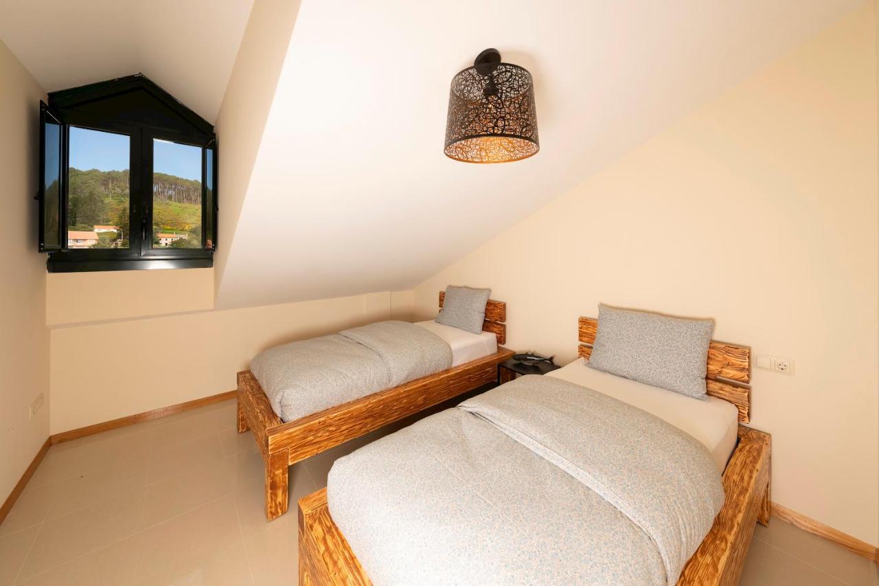 Apartamento Lura De Fisterra Playa De Langosteira En Finisterre Con Vistas Al Mar San Martin de Arriba Exterior foto